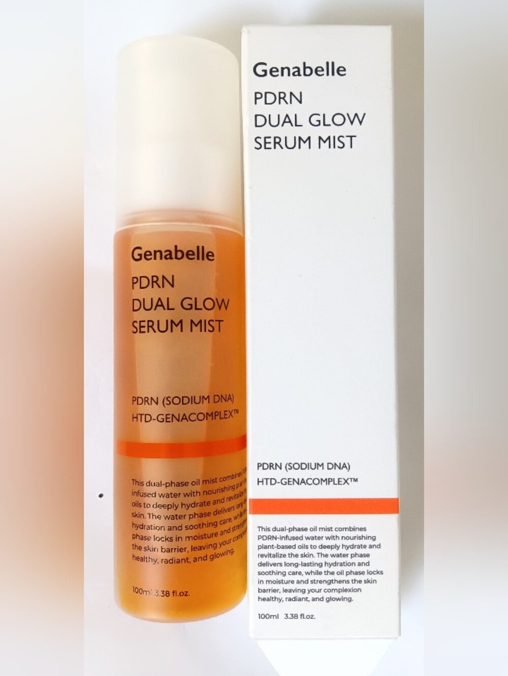Genabelle PDRN DUAL GLOW SERUM MIST, 100ml New